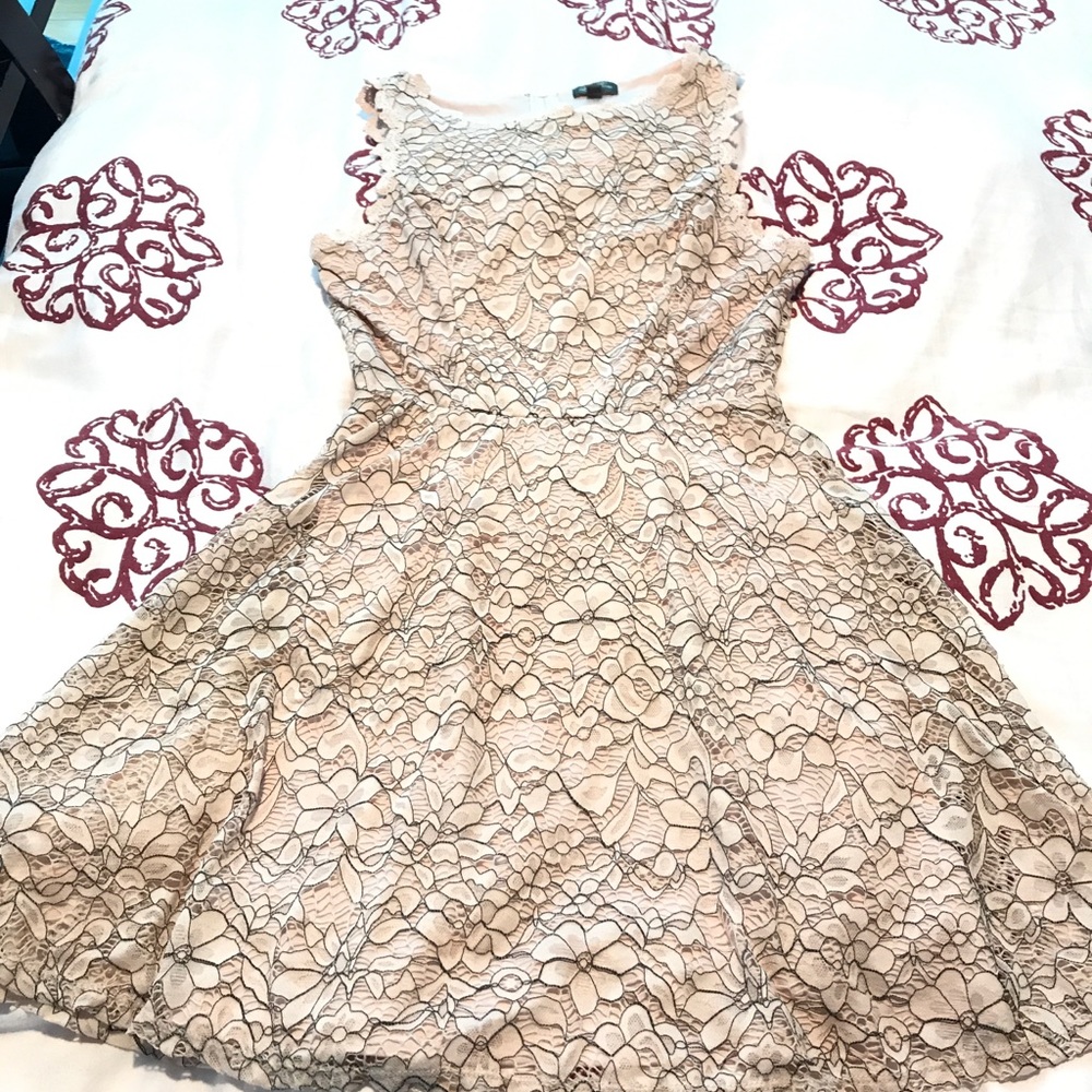 XS Pink Floral Cocktail Dress